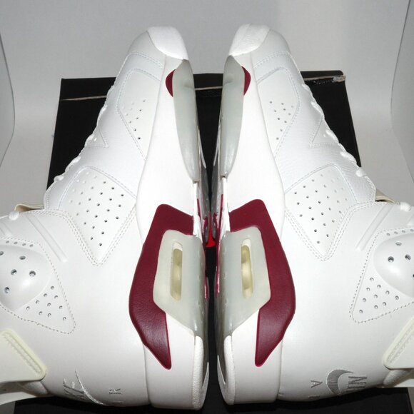 2015 Air Jordan 6 Retro Maroon 384664-116 US 11.5 DS Brand New Damaged Box - Picture 12 of 13